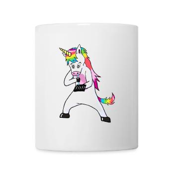 Rave Unicorns Line White Logo 18+ - Mug - white - Front