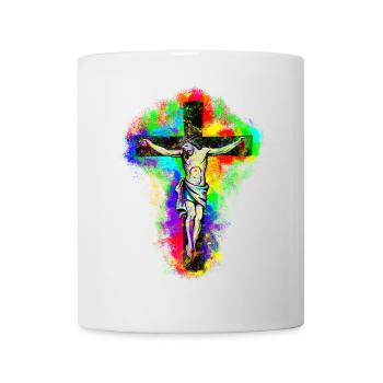 Jesus Christ Kreuz - Tasse - Weiß - Vorne