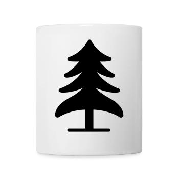 arbre - Mug blanc - blanc - Devant