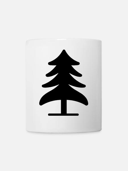 Baum - Tasse - Weiß