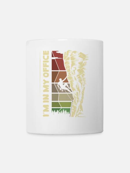 I’m In My Office – Kletterer & Outdoor Felsen - Tasse - Weiß