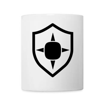 Schild - Tasse - Weiß - Vorne