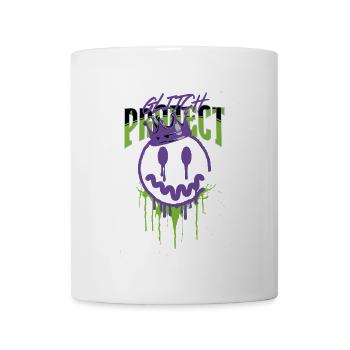 Glitch Project - Dripping Smile Street Art Design - Mug - white - Front
