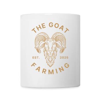 The GOAT Farming - Vintage Goat Design - Mug - white - Front