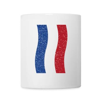 drapeau néerlandais vintage - Mug blanc - blanc - Devant