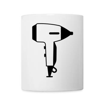 Hair dryer - Mug - white - Front