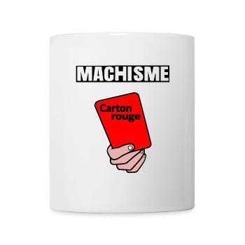Carton rouge - Mug blanc - blanc - Devant