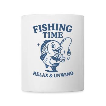 Fishing Time Design - Fishing with fun - Mug - white - Front