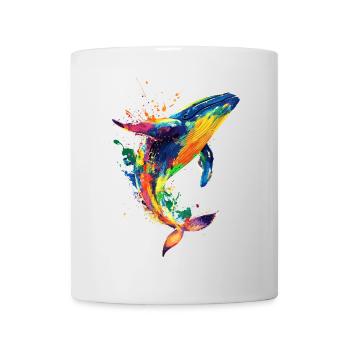 Whale Pop Art Colorful - Mug - white - Front