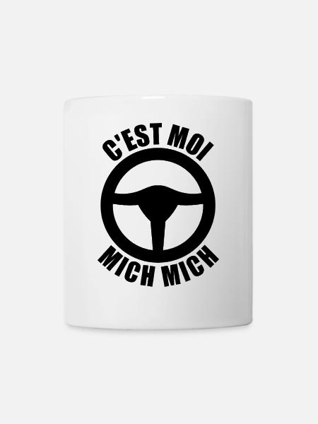 c'est moi mich mich, auto école - Mug blanc - blanc