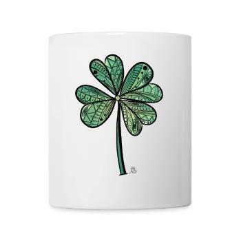 Klee - Tasse - Weiß - Vorne