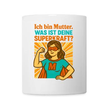 Super Mom - Tasse - Weiß - Vorne