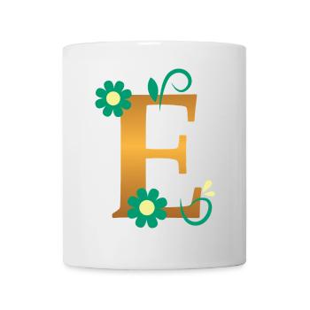 E - Tasse - Weiß - Vorne