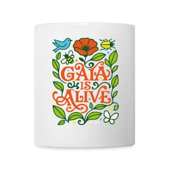 Gaia is alive - Mug blanc - blanc - Devant