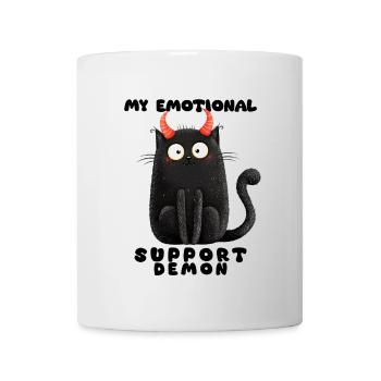 Emotional Support Demon – Funny Cats Edition - Mug - white - Front