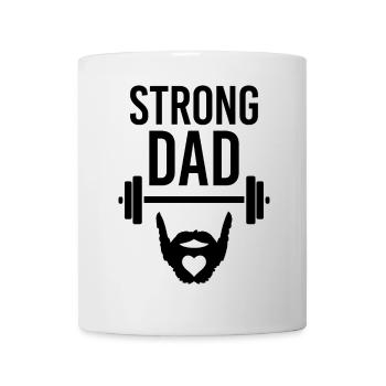 StrongDad – Strong with Heart - Mug - white - Front