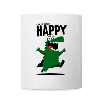 Happy Croc - Mug - white - Front