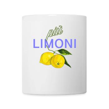 piu limoni - Tasse - Weiß - Vorne