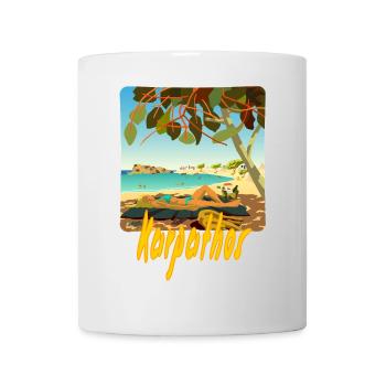 Karpathos - Tasse - Weiß - Vorne
