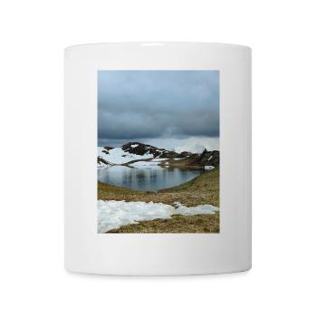 Round lake in Oisans - Mug - white - Front