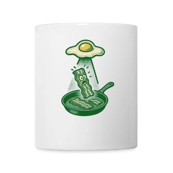 Dramatic Bacon Uplift by Egg Light Beam Food Shirt - Mug - white - Front