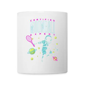 tennis moonball expert - Tasse - Weiß - Vorne