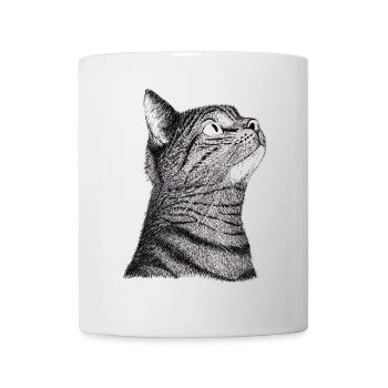 Katze - Tasse - Weiß - Vorne