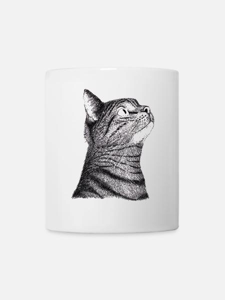 Katze - Tasse - Weiß