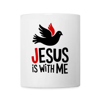 Jesus is with me - Mug - white - Front