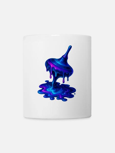 Melting Top Blue Purple - Mug - white
