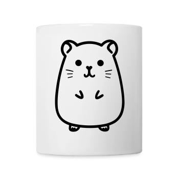 Hamster - Tasse - Weiß - Vorne