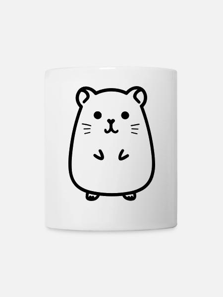 Hamster - Tasse - Weiß