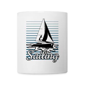 sailboat 002 - Tasse - Weiß - Vorne