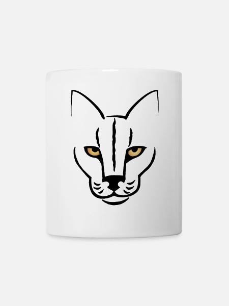 Le regard du chat - Mug blanc - blanc
