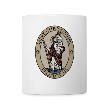 Saint Christopher Bearer of Christ - Mug - white - Front