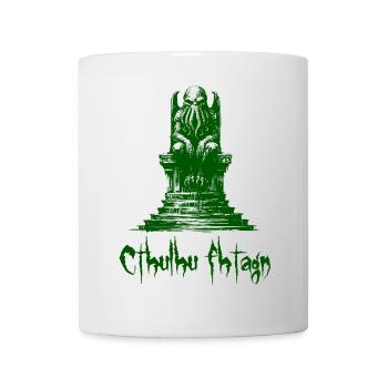 Statue of Cthulhu - Mug - white - Front