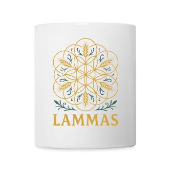 Lammas - Flower of Life from Grain - Mug - white - Front