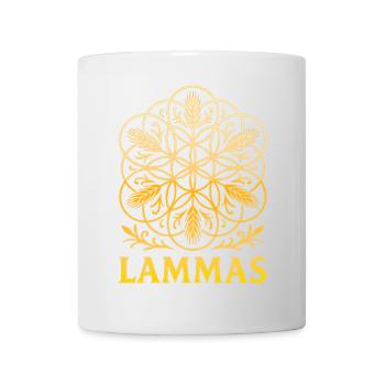 Lammas - Flower of Life from Grain - Mug - white - Front