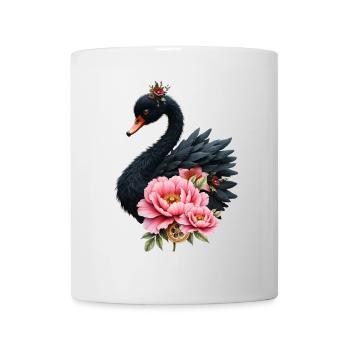 A touch of pink and the glow of a swan. - Mug - white - Front