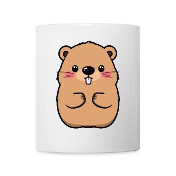 Marmotte - Mug blanc - blanc - Devant