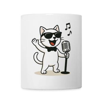 Rock'n'Roll Kitty - Mug - white - Front