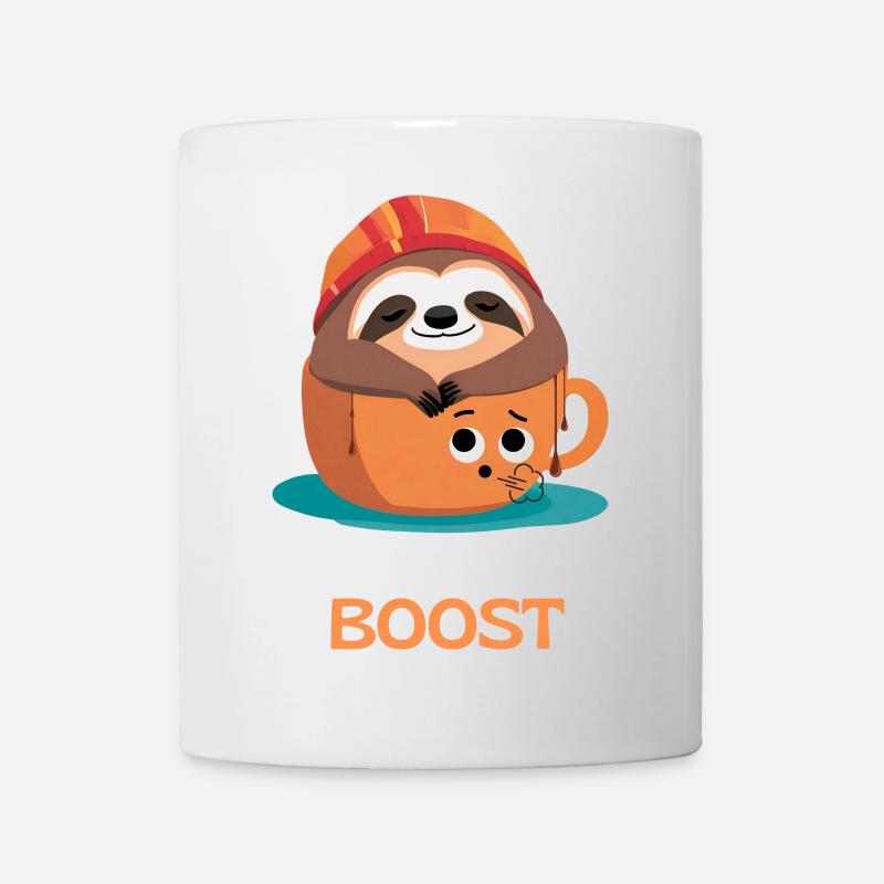 Lazy Humor and Coffee Design - Mug - white