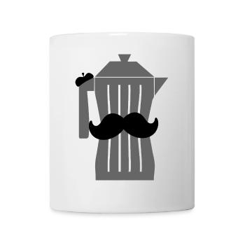 Moustache Espresso Black Coffee - Mug - white - Front