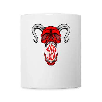 "HELLSKULL – Demonic Roar" - Mug - white - Front