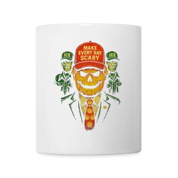 Pumpkin Skull Halloween Fashion Statement - Mug - white - Front