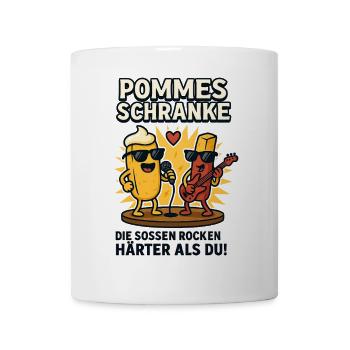 French fries cabinets sauces rock harder than you - Mug - white - Front