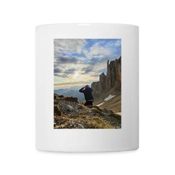 Sunset in the mountains - Mug - white - Front