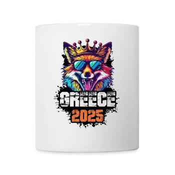 Greece 2025 Urlaub Fuchs - Tasse - Weiß - Vorne