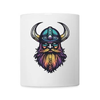 Wikinger Helm - Tasse - Weiß - Vorne