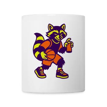 Graffiti Basketball Street Badger - Mug - white - Front